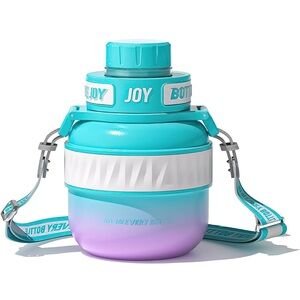 JoyLab Turquoise and Purple Water Bottle